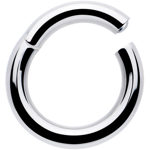 10G 3/8 316L Surgical Steel Precision Hinged Segment Hoop