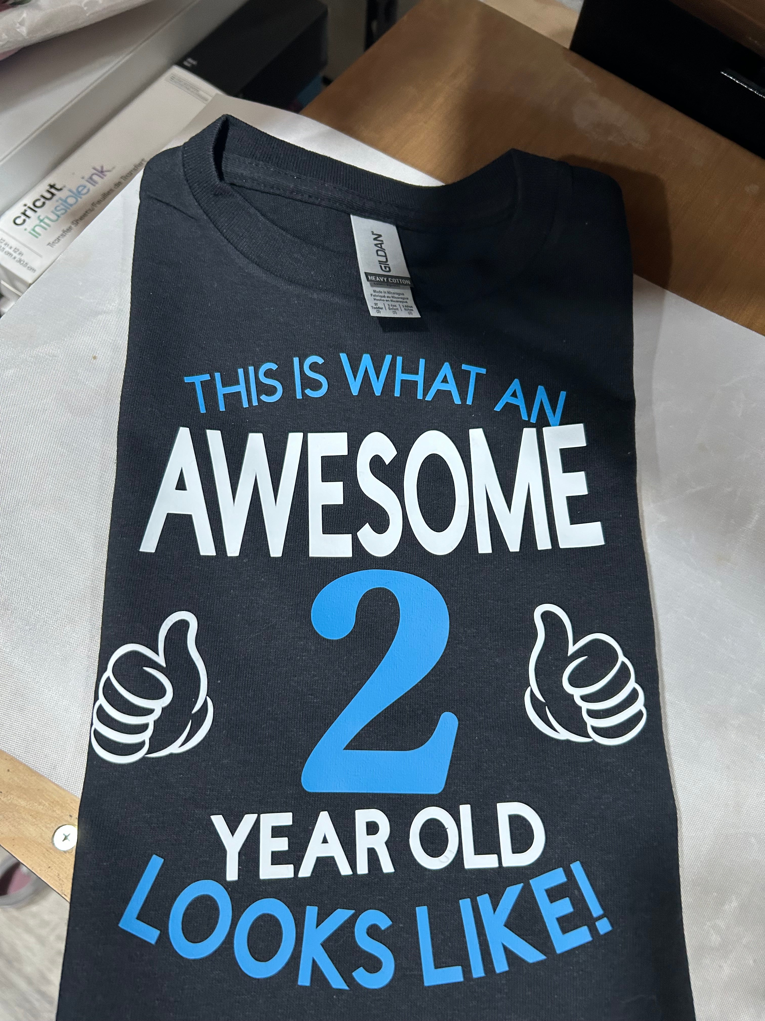 Awesome 2 year old Shirt