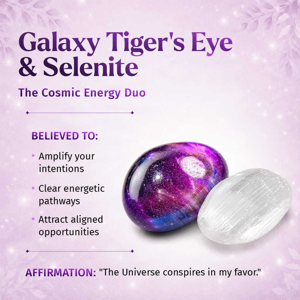 Cosmic Energy Amplifier - Galaxy Tiger’s Eye Bracelet