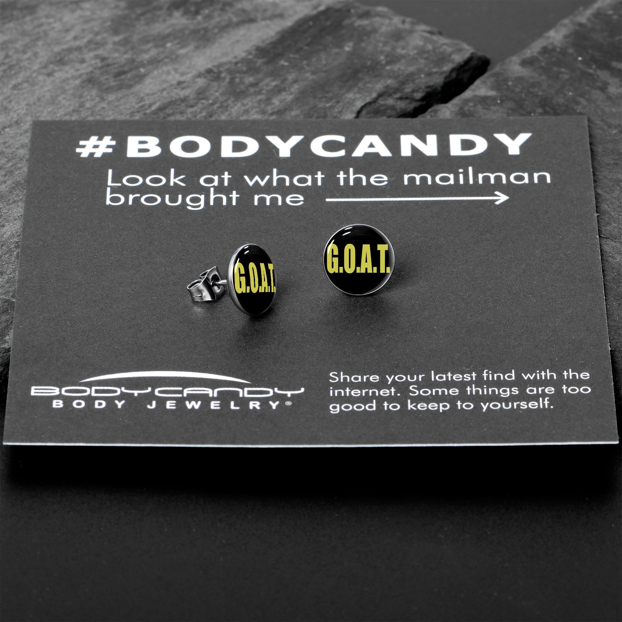 G.O.A.T. Stud Earrings by Onyx O