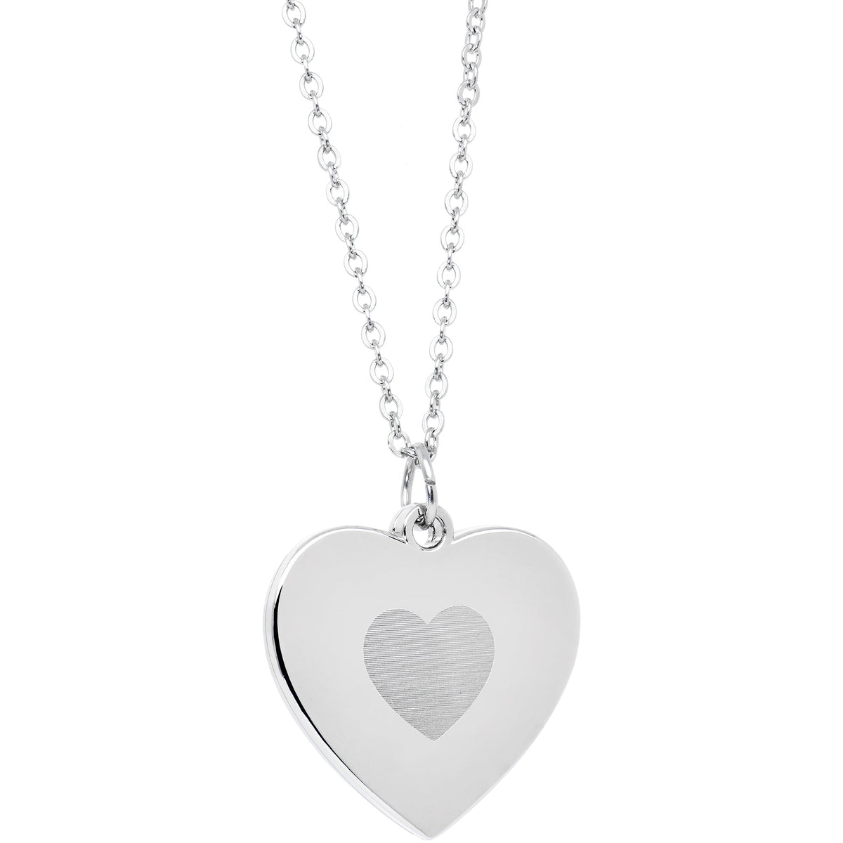 Custom Photo Sliding Locket Heart Pendant Necklace