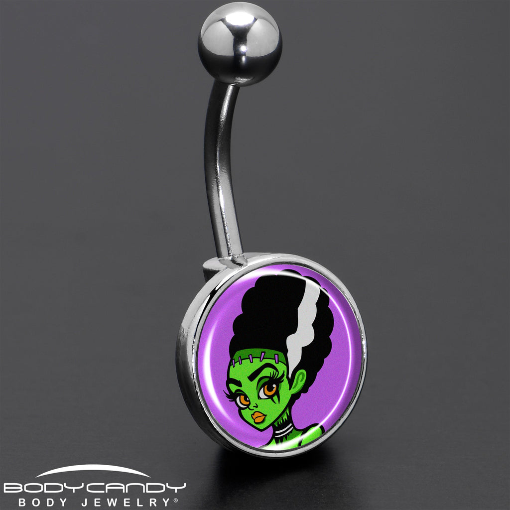 Bride of Frankenstein Belly Ring by Onyx O