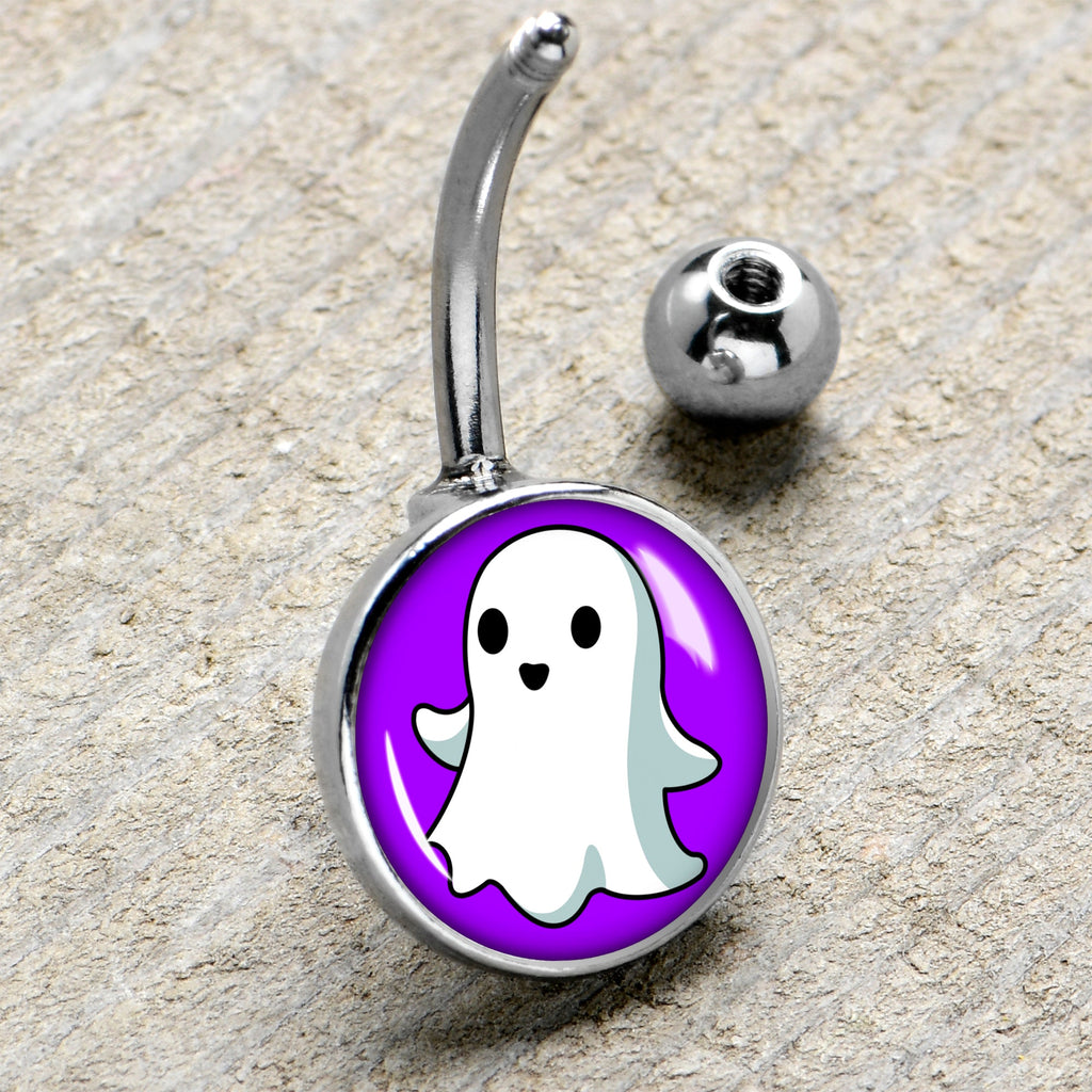 Ghost Belly Ring by Onyx O