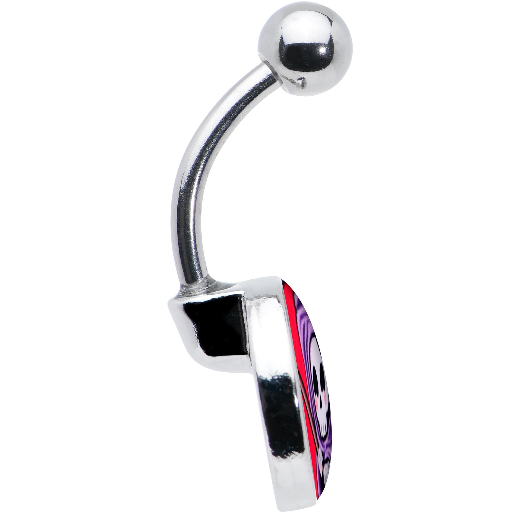 Grim Reaper Belly Ring by Onyx O