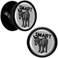 Donkey Smart Ass Black Acrylic Saddle Plug Set by Onyx O