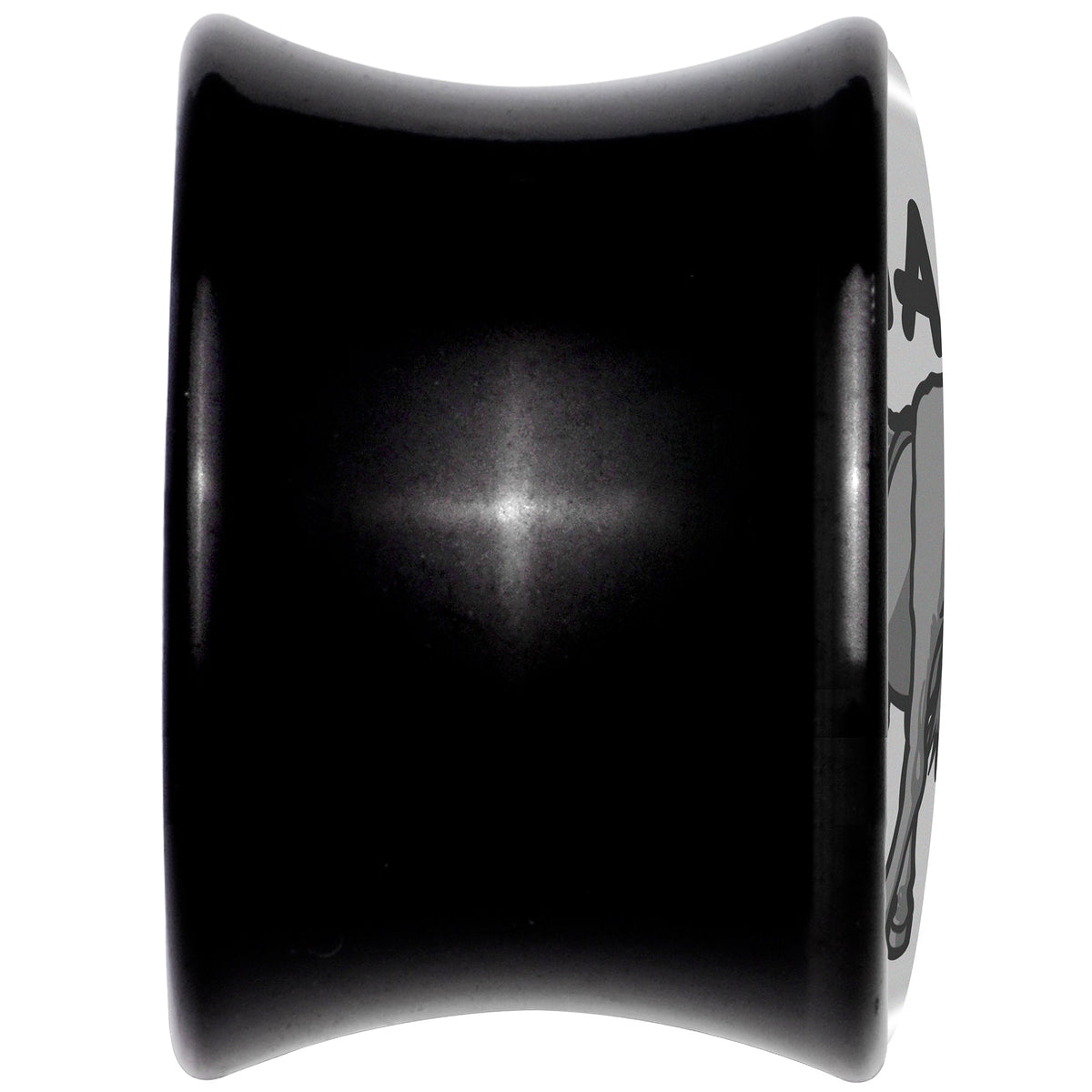 Donkey Smart Ass Black Acrylic Saddle Plug Set by Onyx O