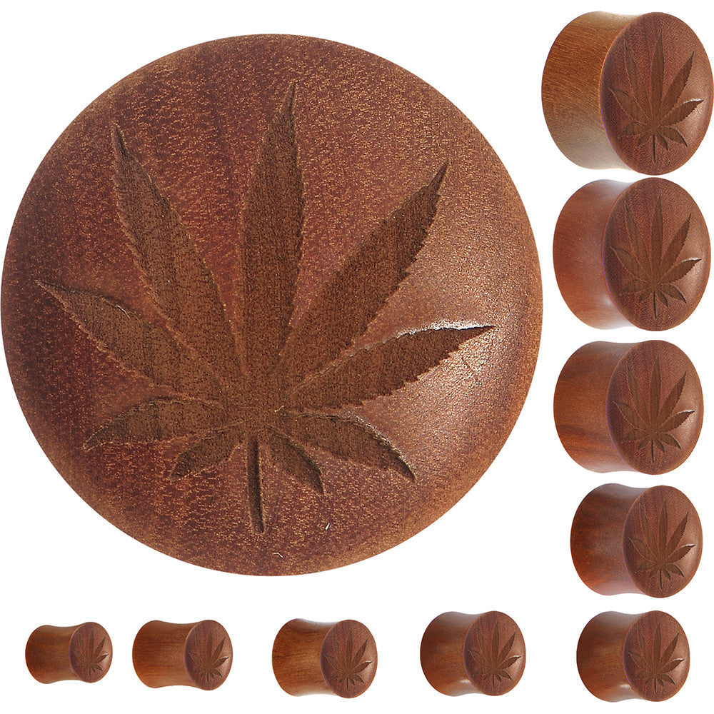 Organic Sawo Wood Ganga Leaf Full Saddle Plug
