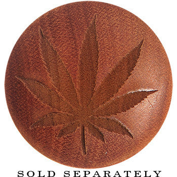 Organic Sawo Wood Ganga Leaf Full Saddle Plug