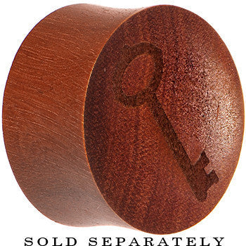 Organic Sawo Wood Antique Key Saddle Plug