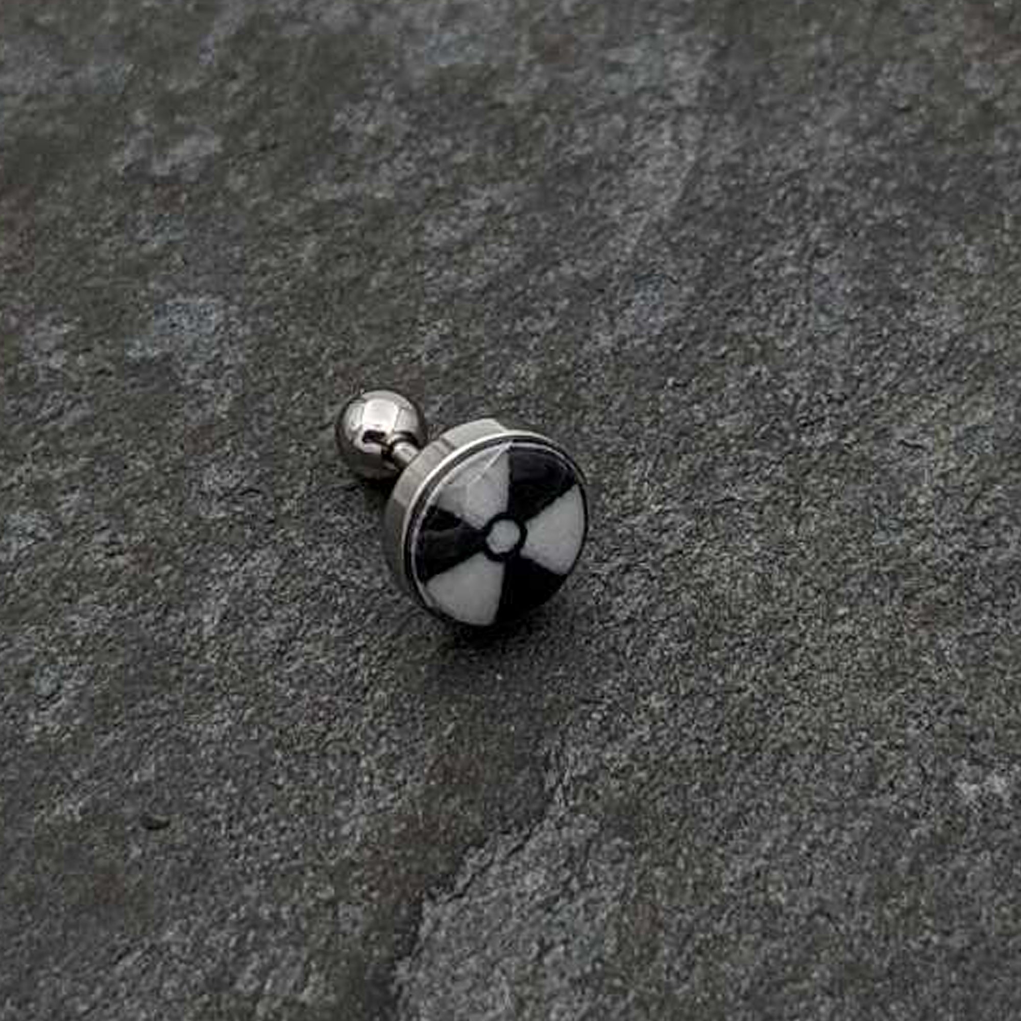 16G Glow in the Dark Radioactive Tragus Cartilage Earring by Onyx O