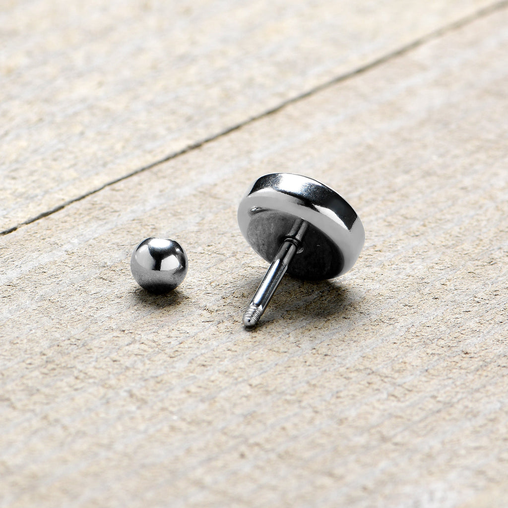 16G 1/4 Funky Floral Mushroom Cartilage Tragus Earring by Onyx O