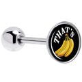 That is Bananas Barbell Tongue Ring by Onyx O