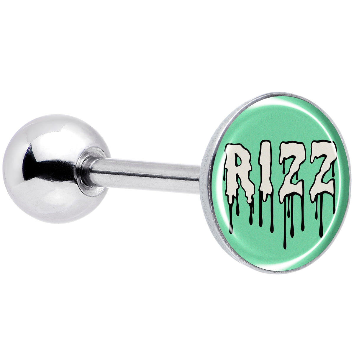 RIZZ Barbell Tongue Ring by Onyx O