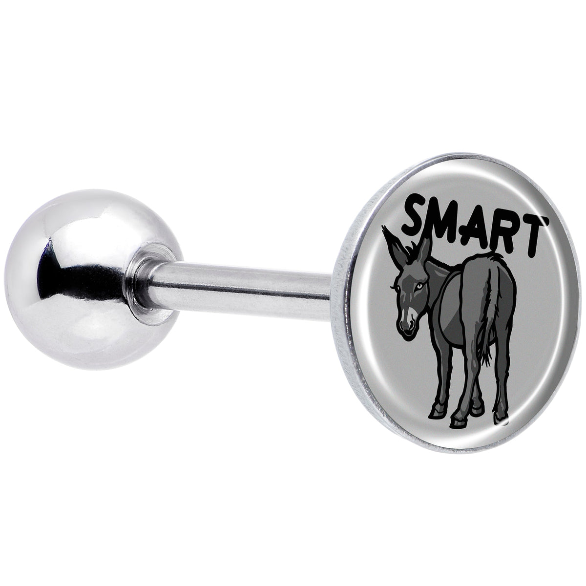Donkey Smart Ass Barbell Tongue Ring by Onyx O