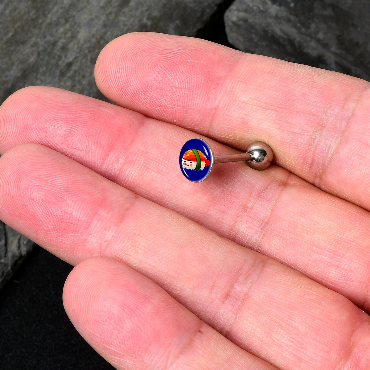 Sushi Barbell Tongue Ring by Onyx O