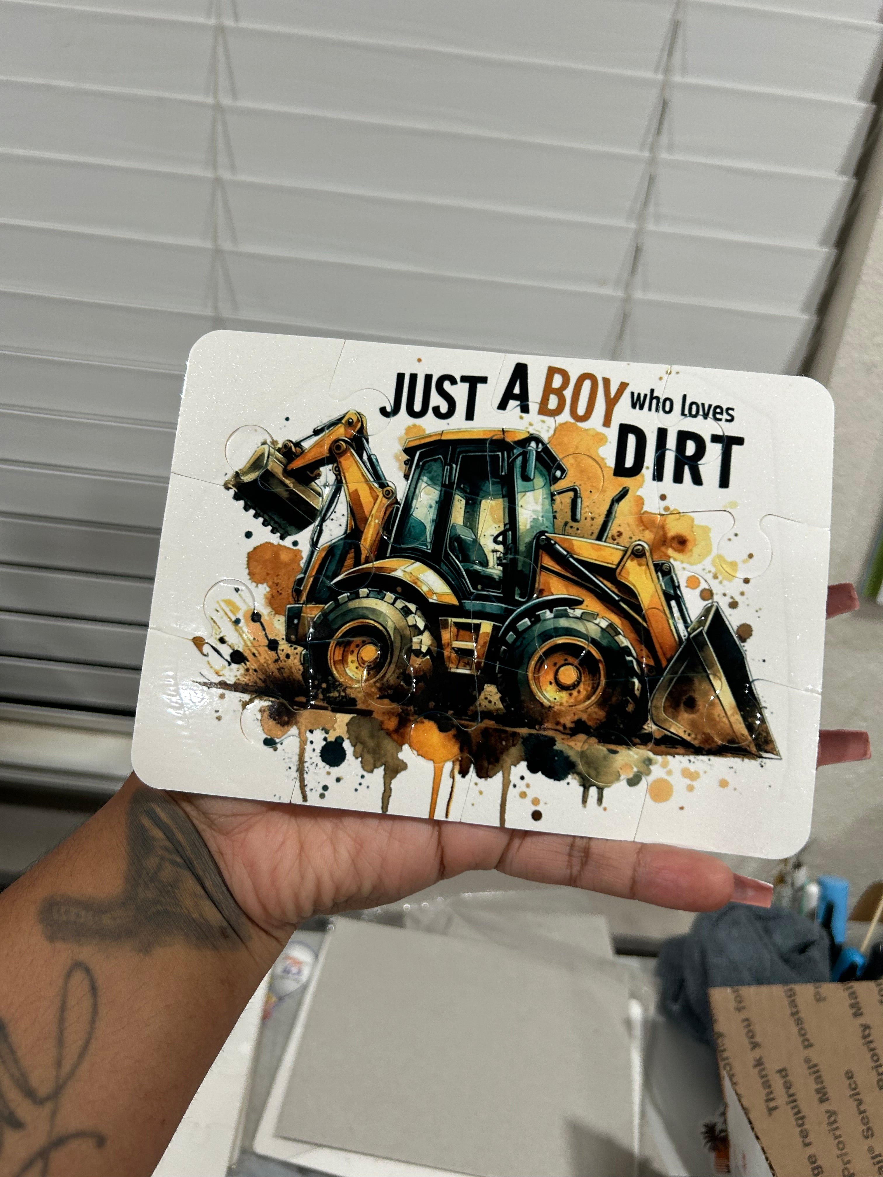 Just a Boy who loves dirt puzzle