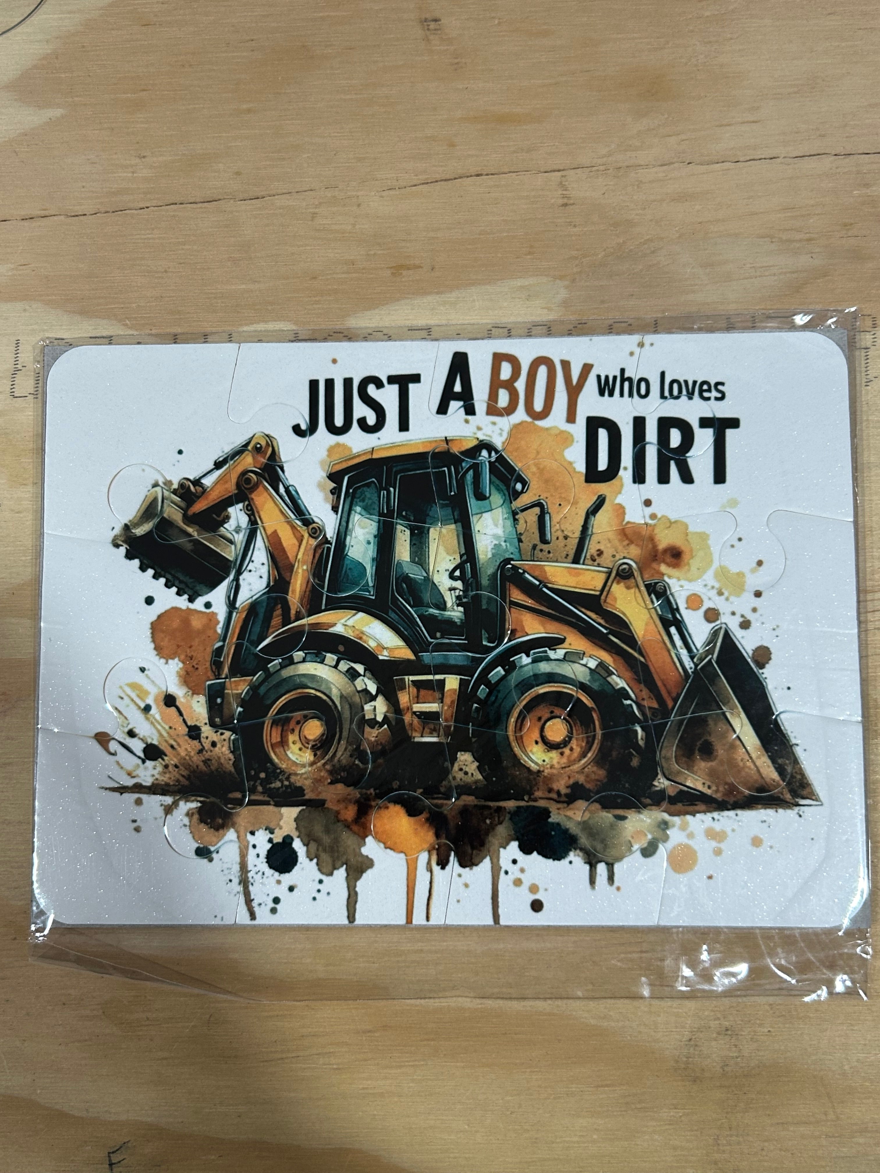 Just a Boy who loves dirt puzzle
