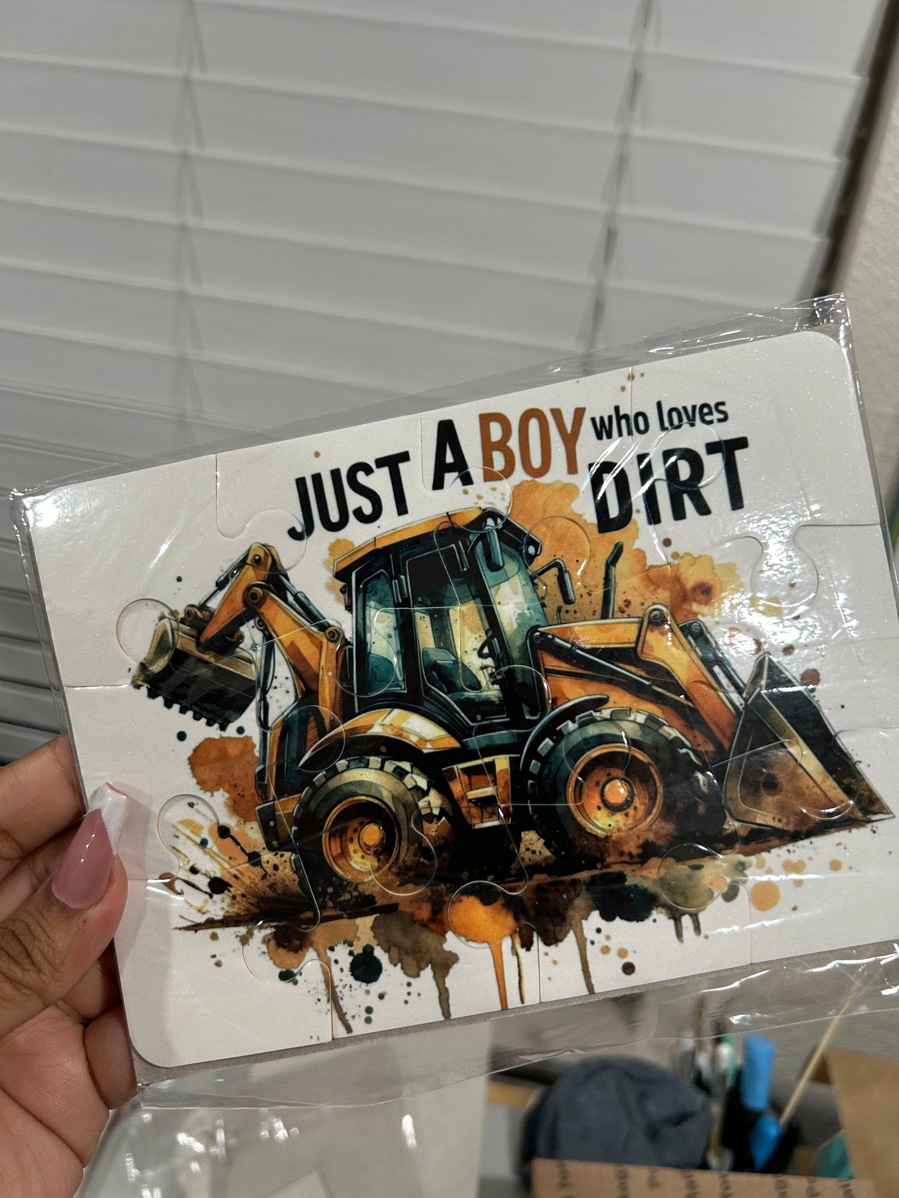 Just a Boy who loves dirt puzzle