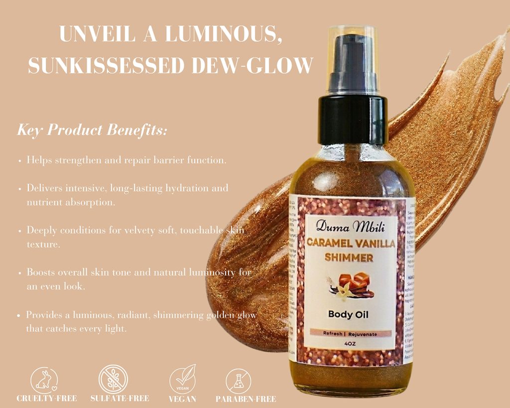 Caramel Vanilla Shimmer Body Oil