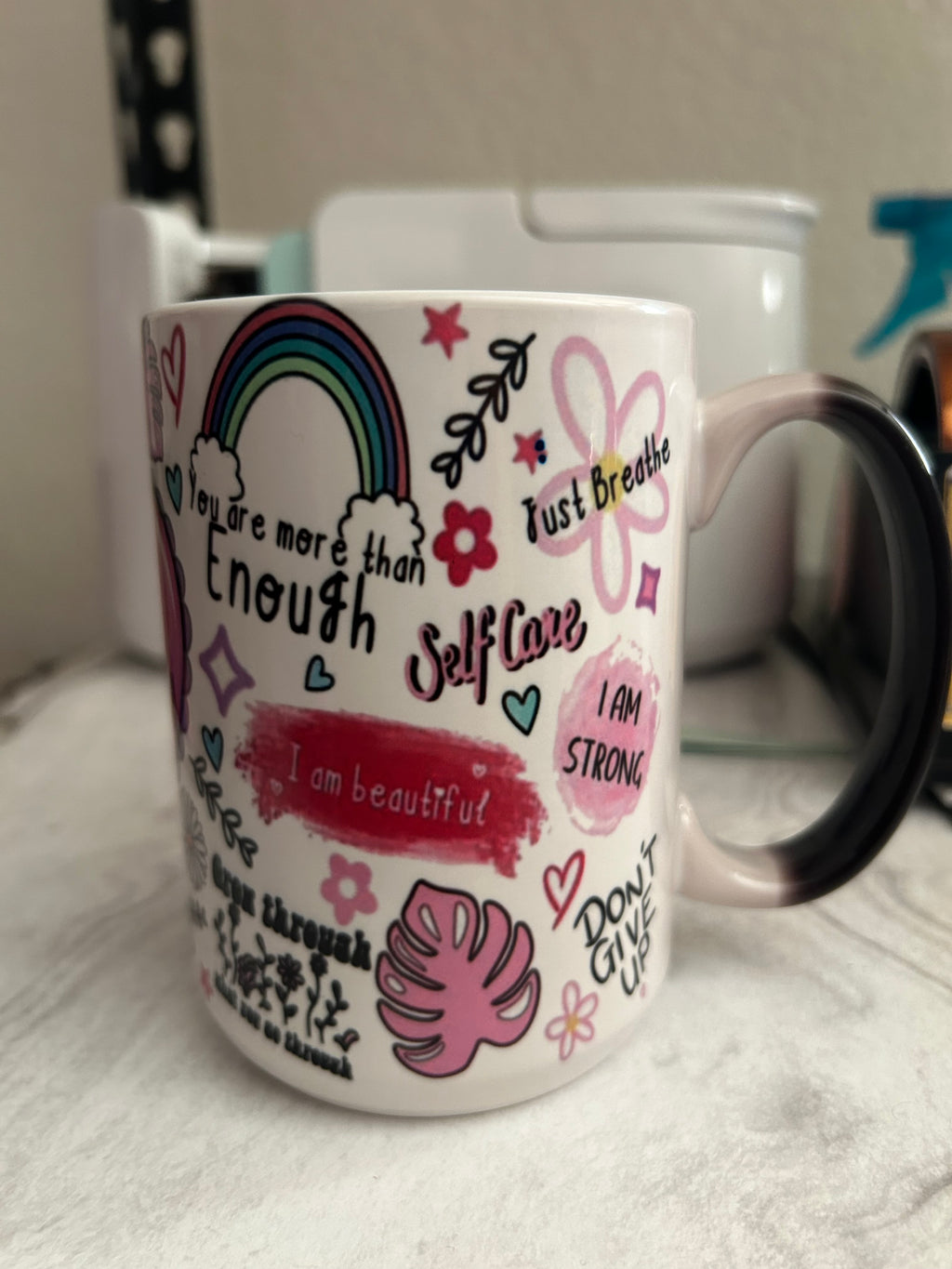 Positivity Mug 15oz (color changing)