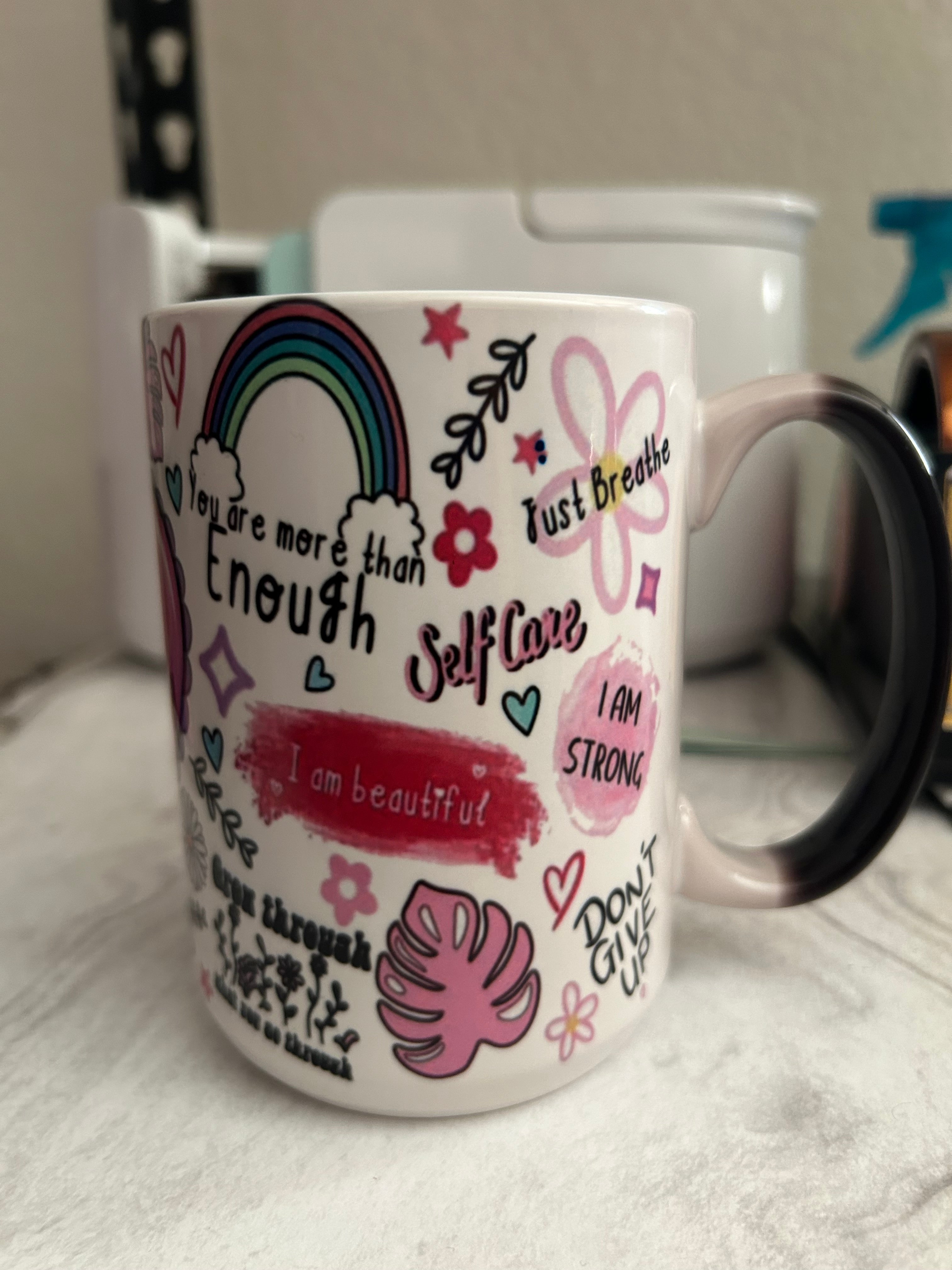 Positivity Mug 15oz (color changing)
