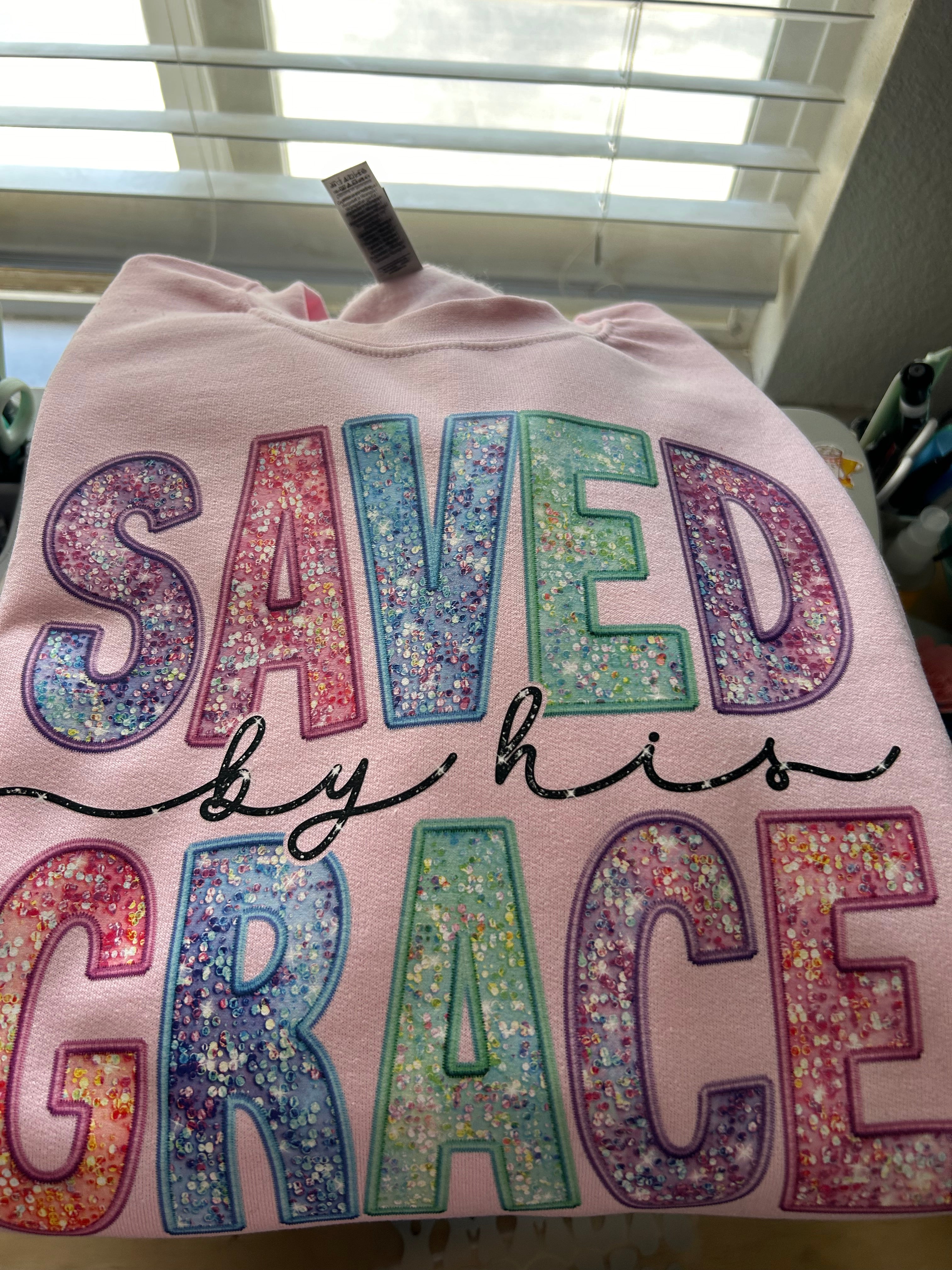 Saved By His Grace Sweater