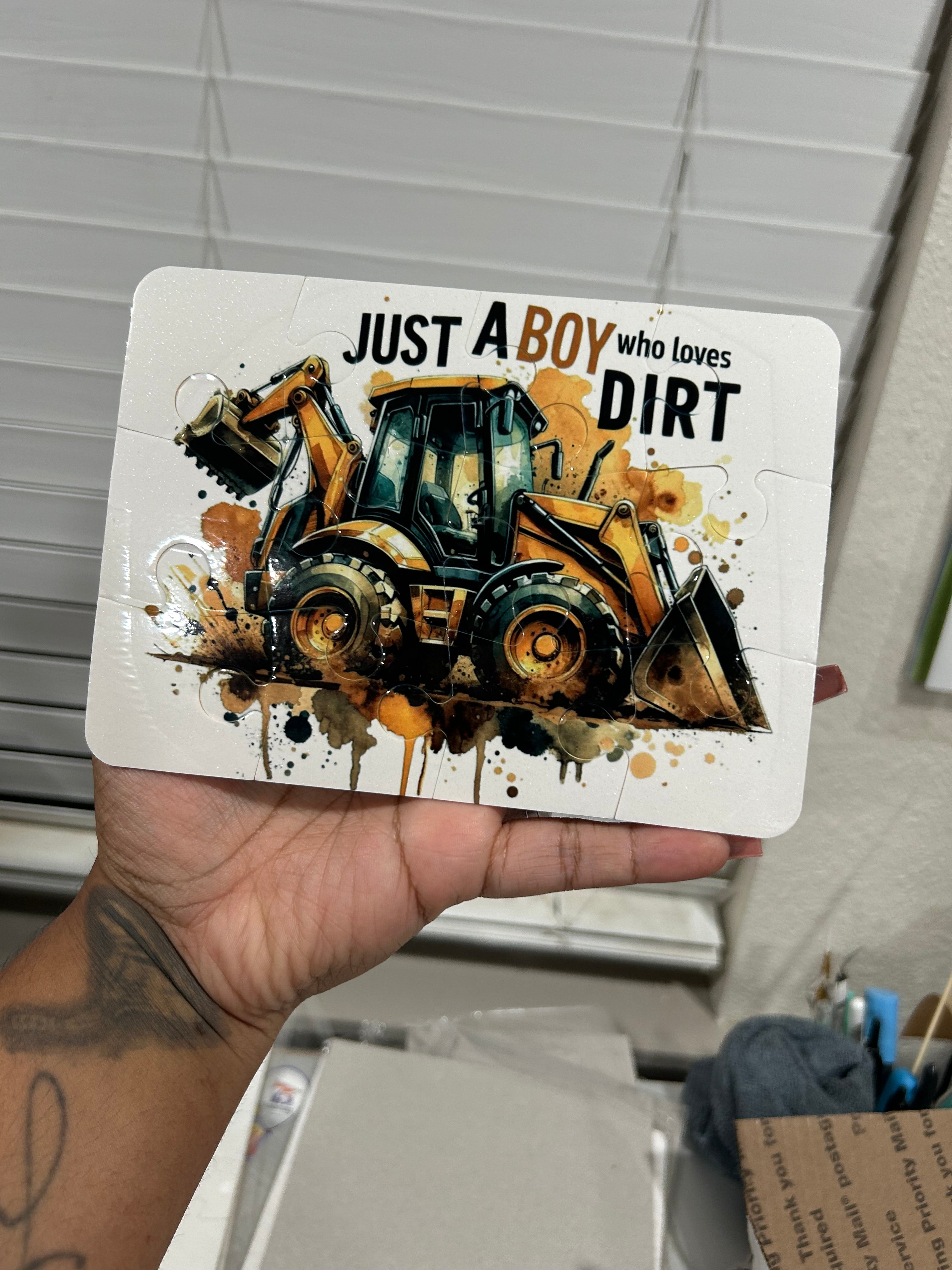 Just a Boy who loves dirt puzzle