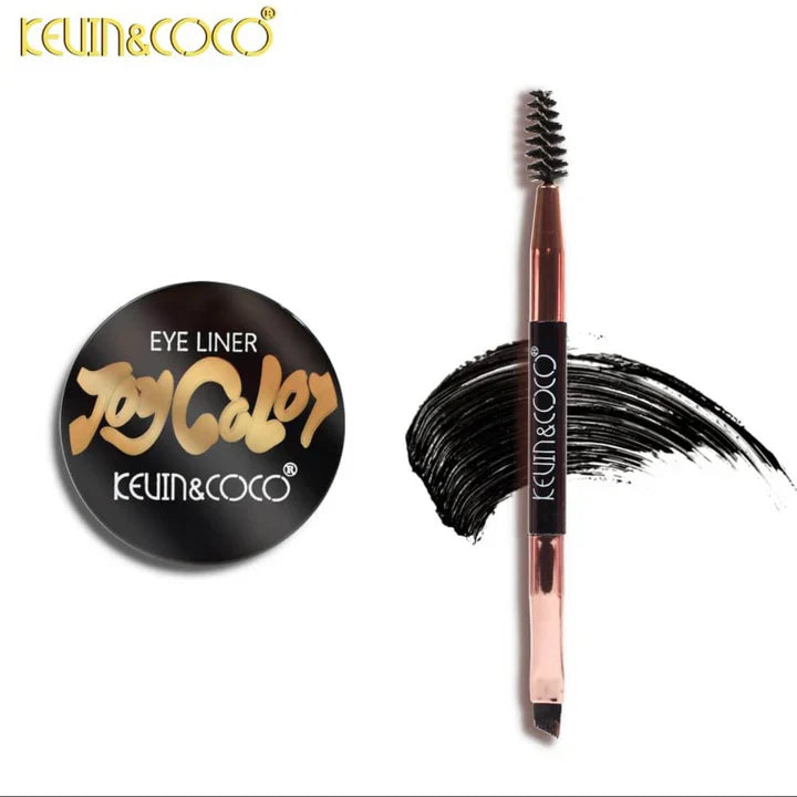 Kevin & Coco Joy Colors Eye Liner Brown & Black with Brush