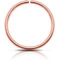 Single Hoop Nose 14k Rose Gold Filled Nose Hoop Ring