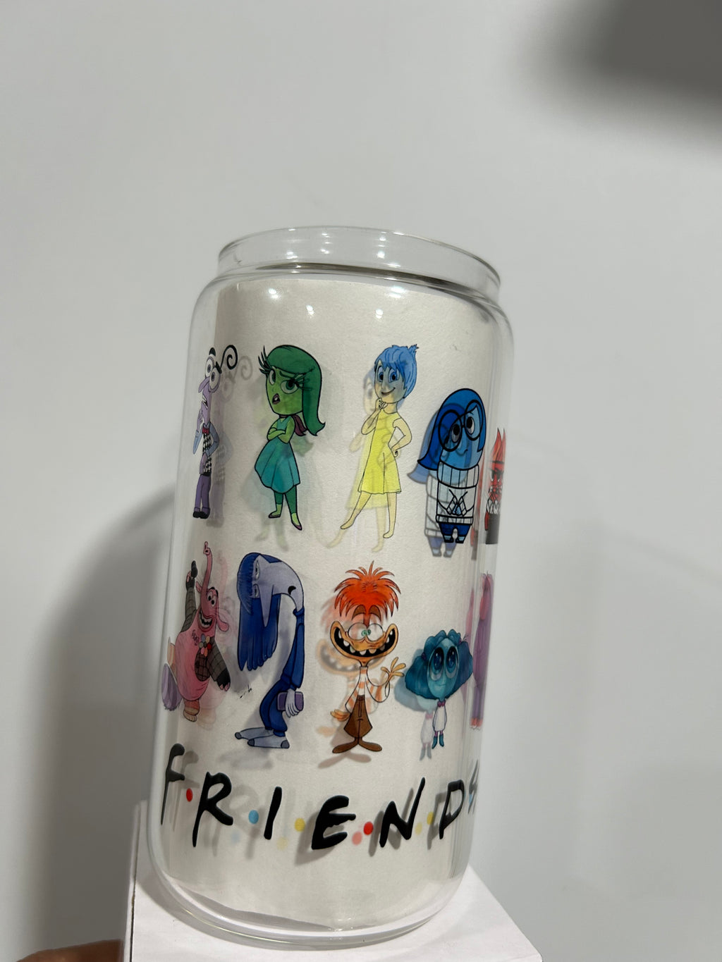 Emotion Friends 16oz Glass Cup