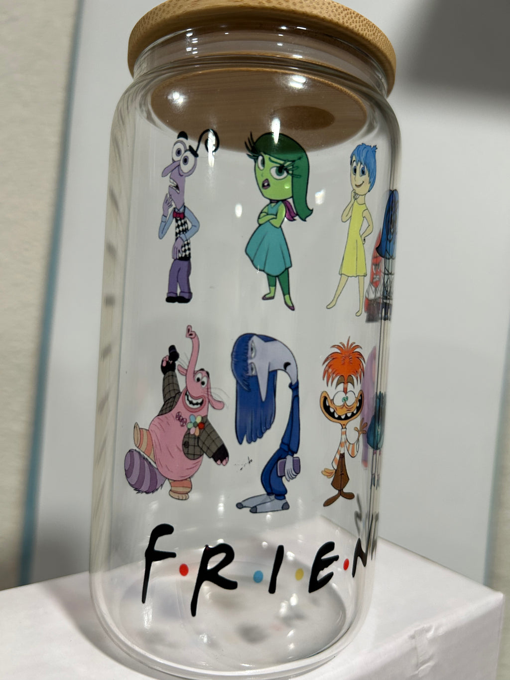 Emotion Friends 16oz Glass Cup