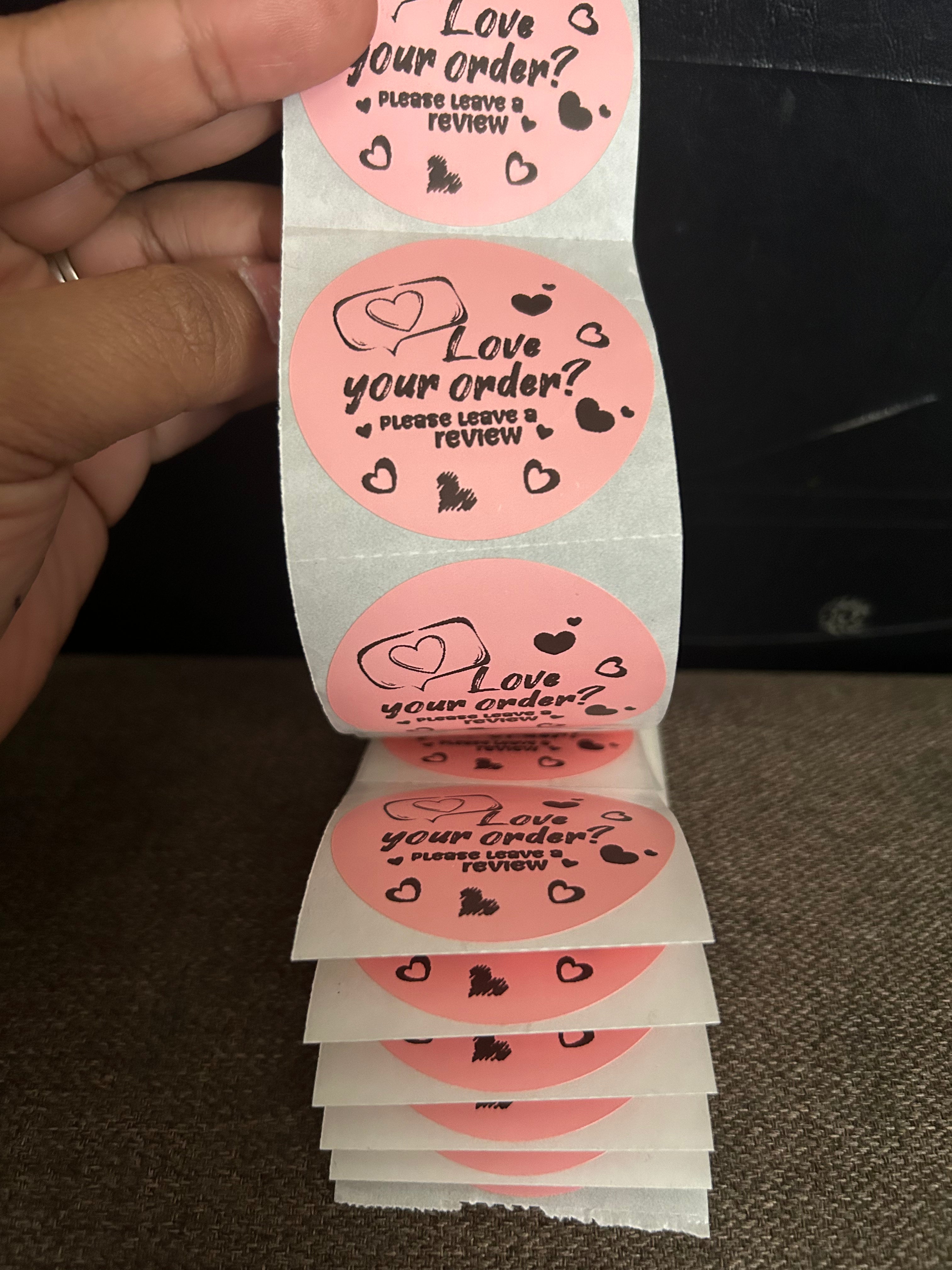 Me encanta tu pedido Pegatinas térmicas 25ct