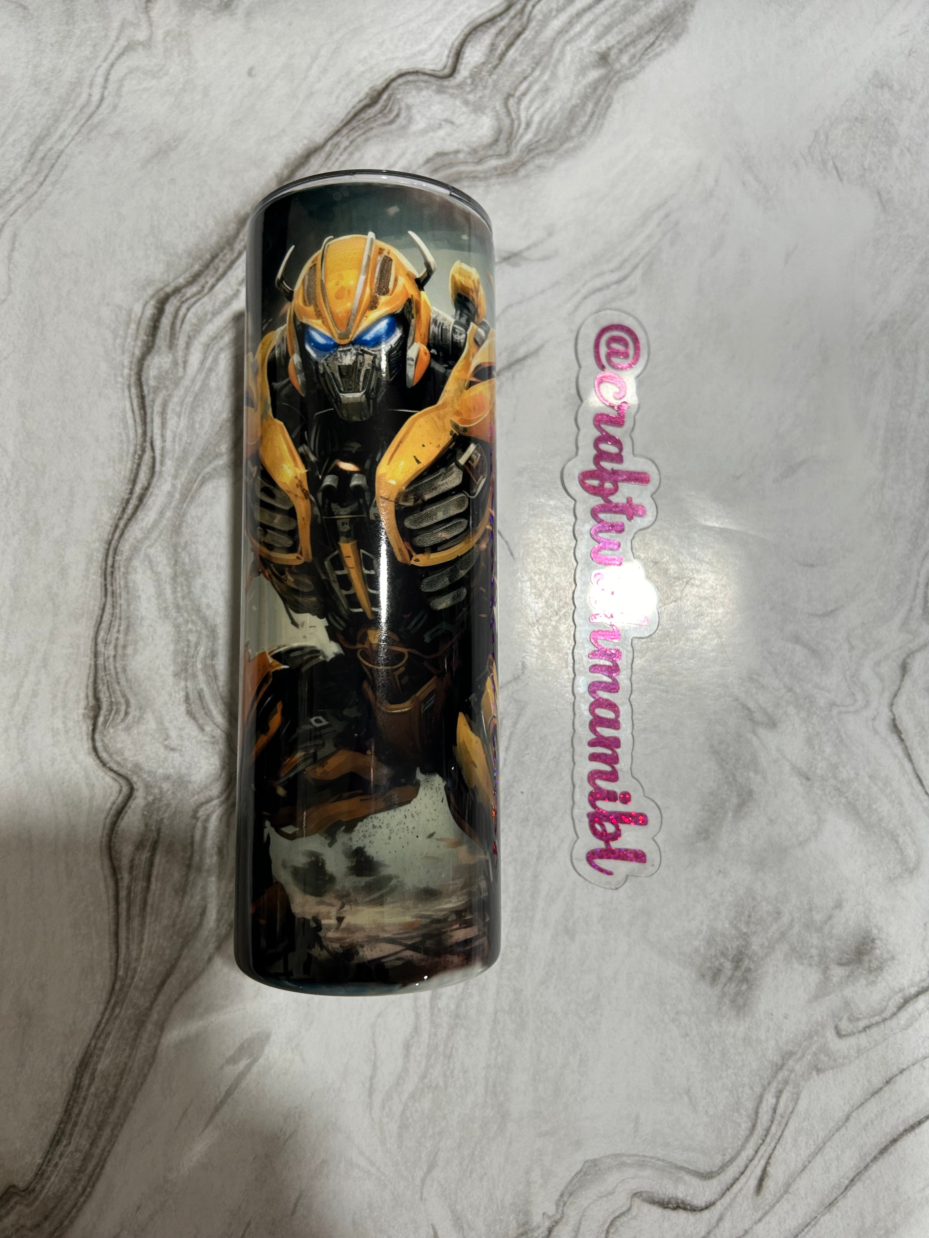 Bumble Bee 20oz stainless steel tumbler