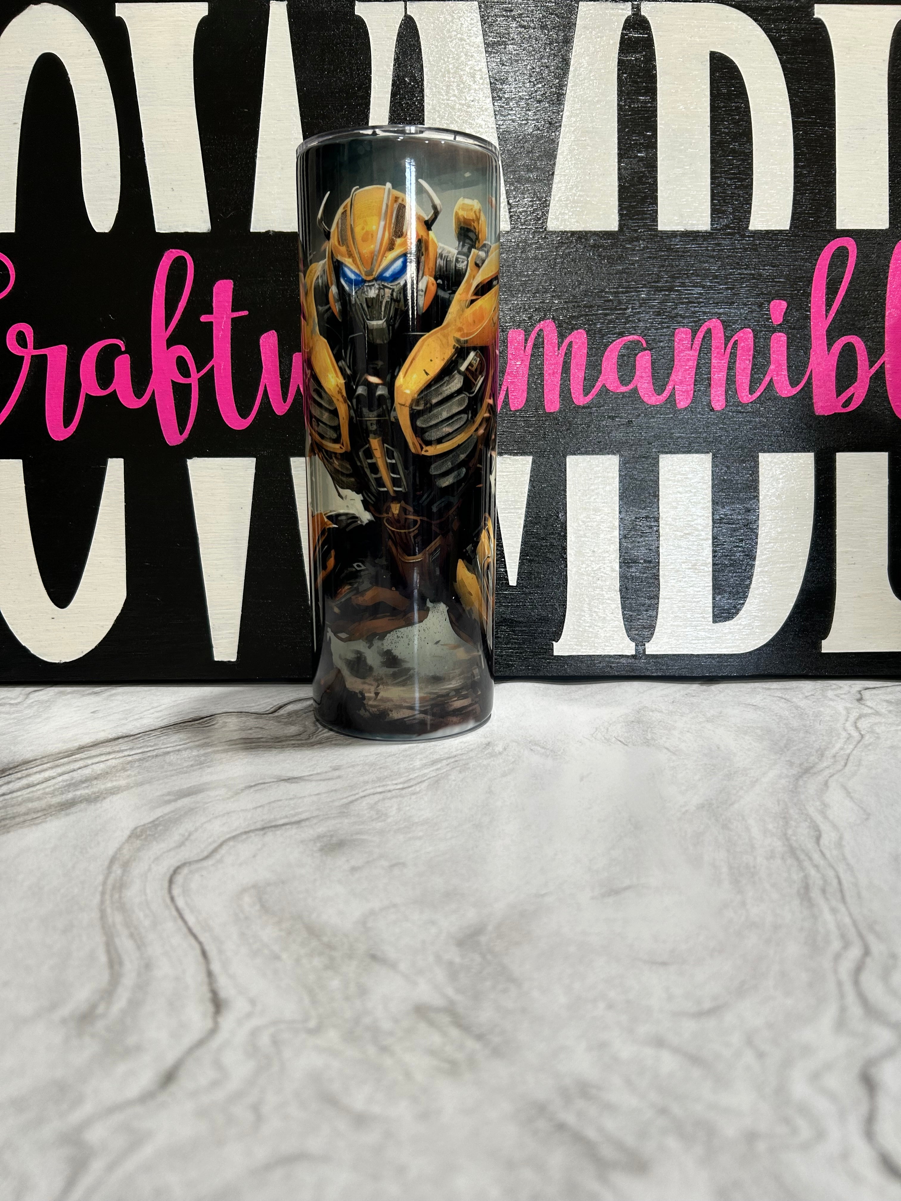 Bumble Bee 20oz stainless steel tumbler