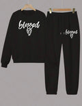 Blessed Sweater and sweats set