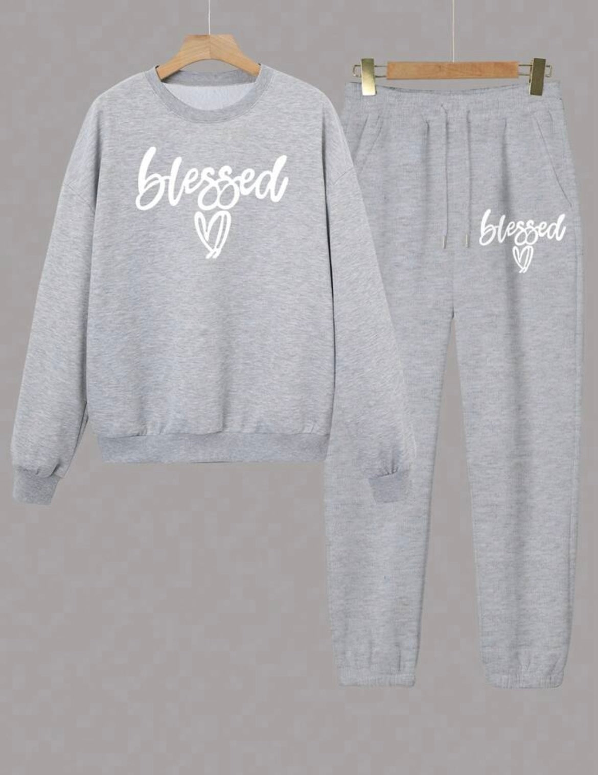 Blessed Sweater and sweats set