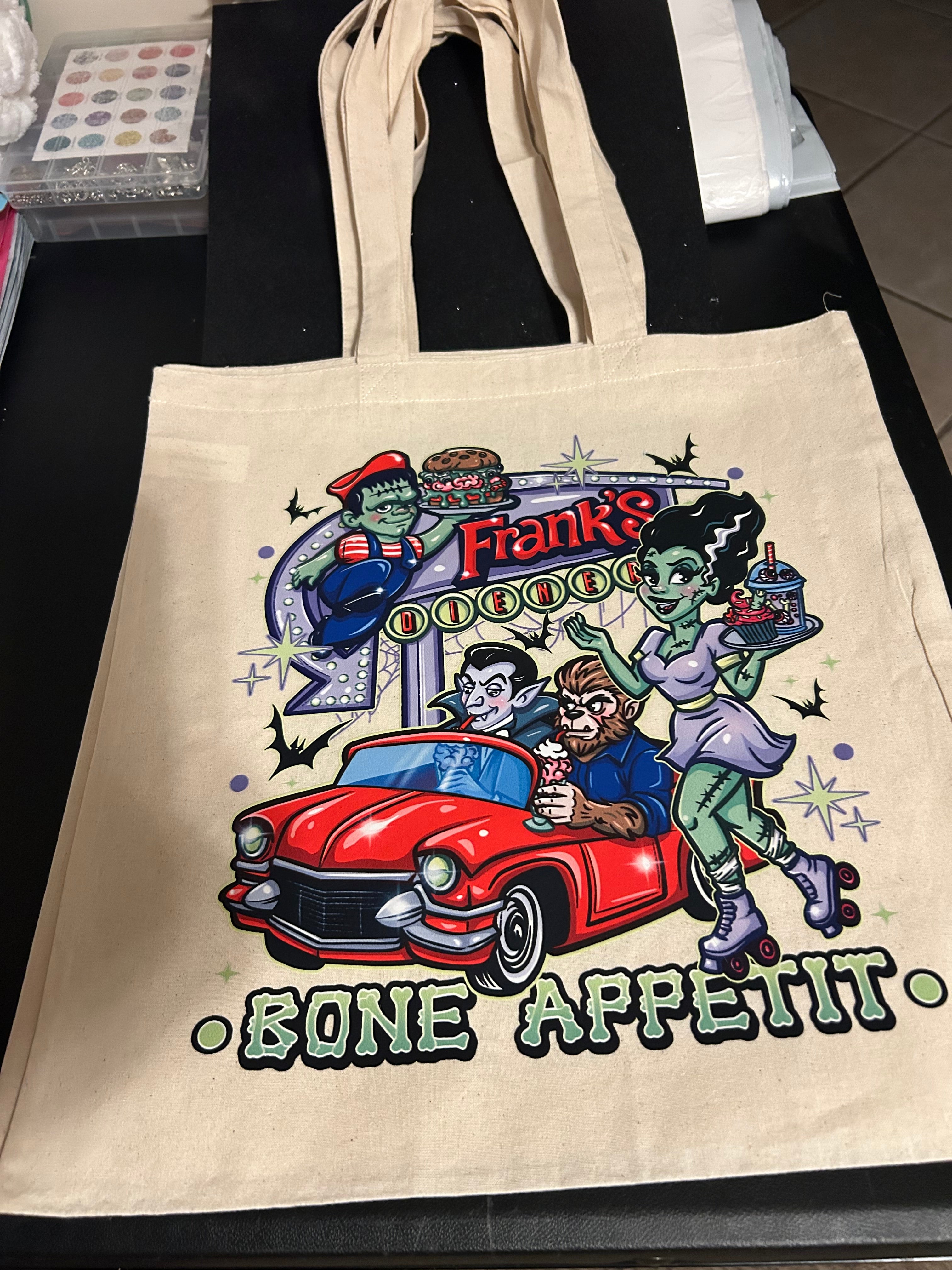 Horror Cereal Killers Tote Bags