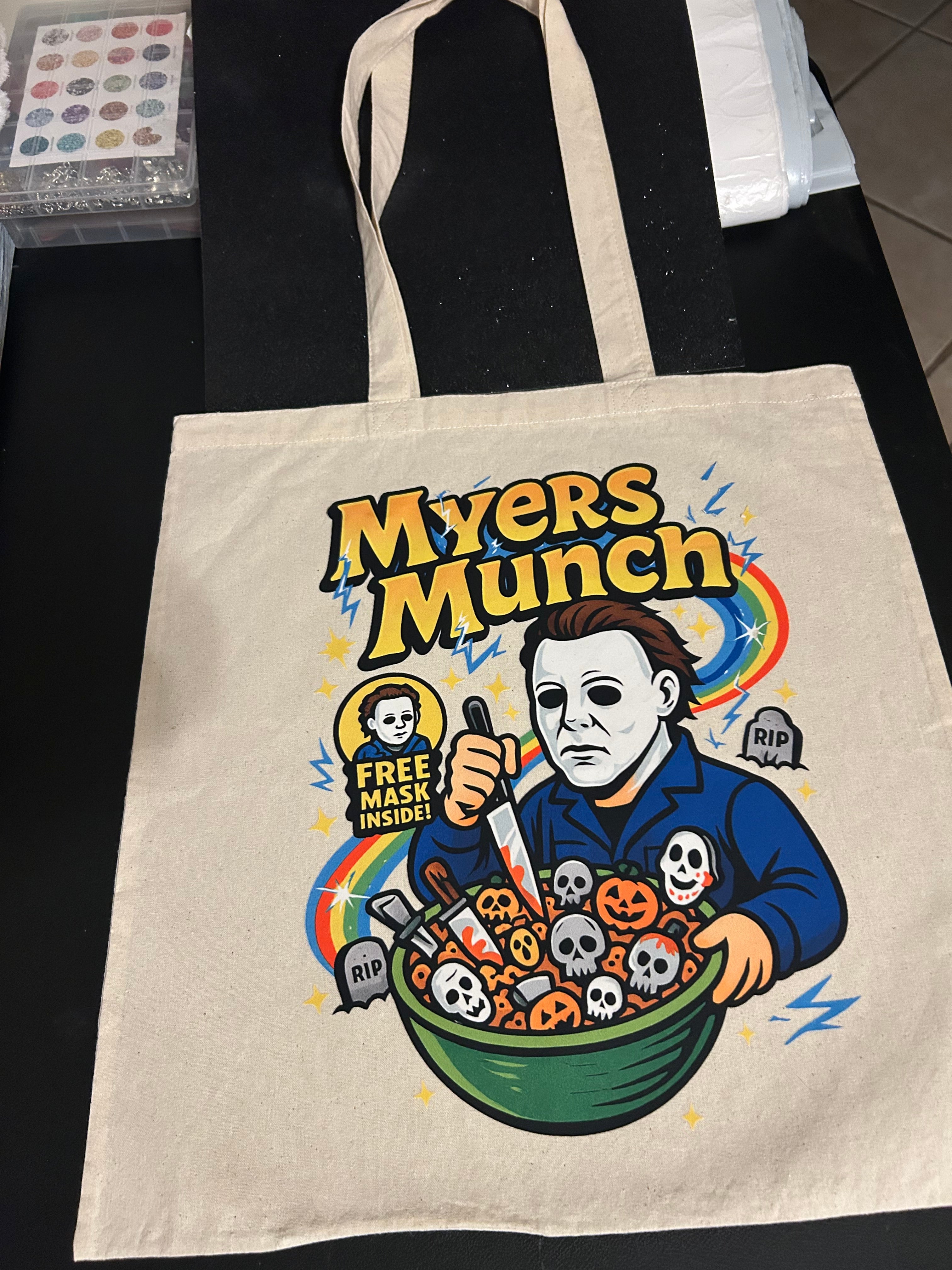 Horror Cereal Killers Tote Bags