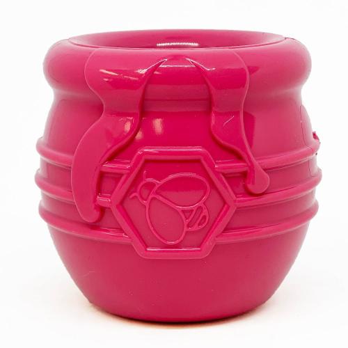 Honey Pot Dog eCup Treat Dispenser | Durable PUP-X Rubber Enrichment Toy | USA Made