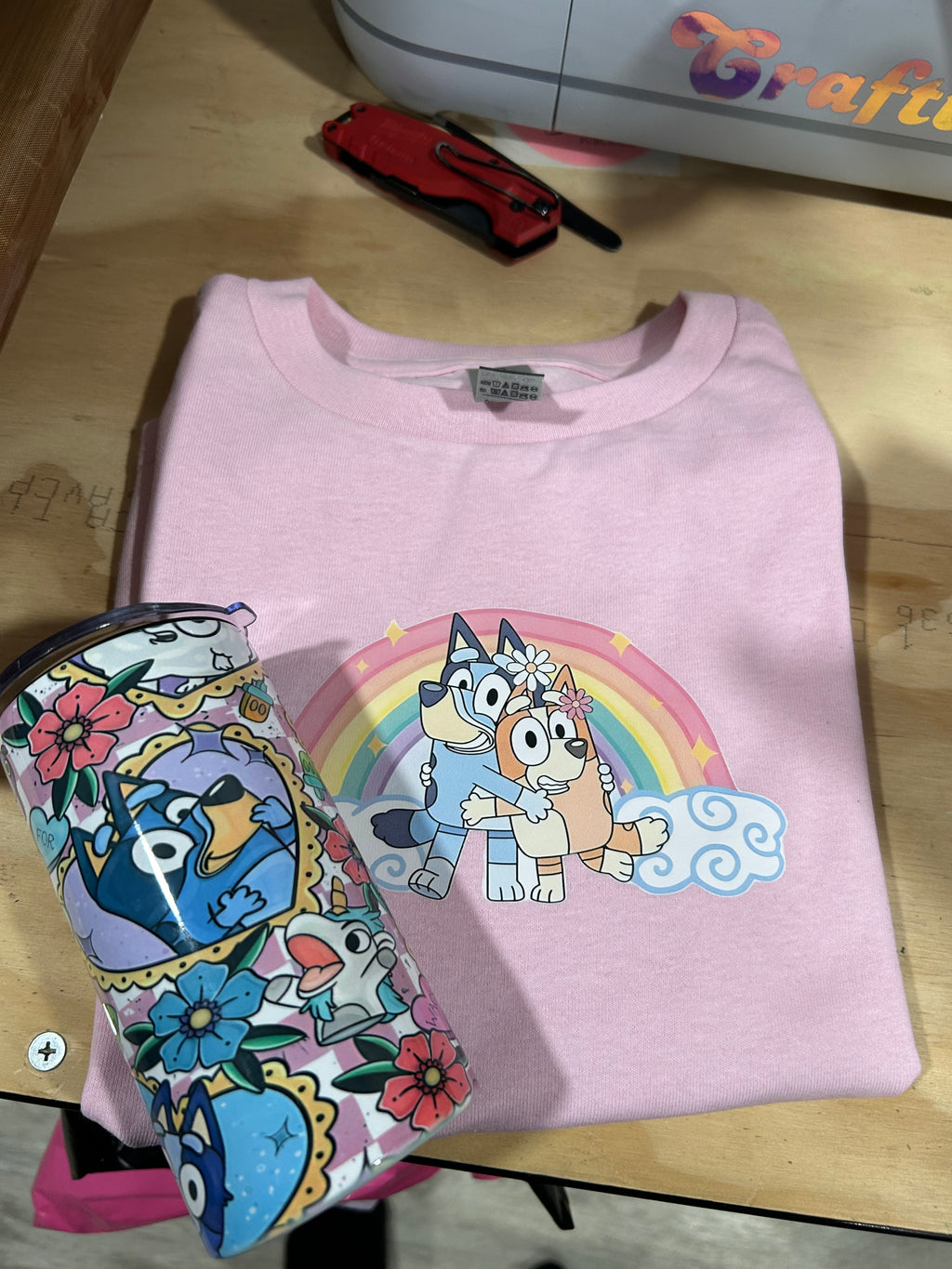 Dog Friends Rainbow T-shirt