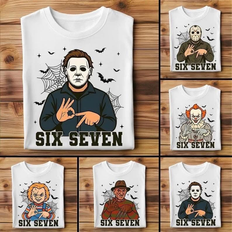 6-7 Horror T-shirts