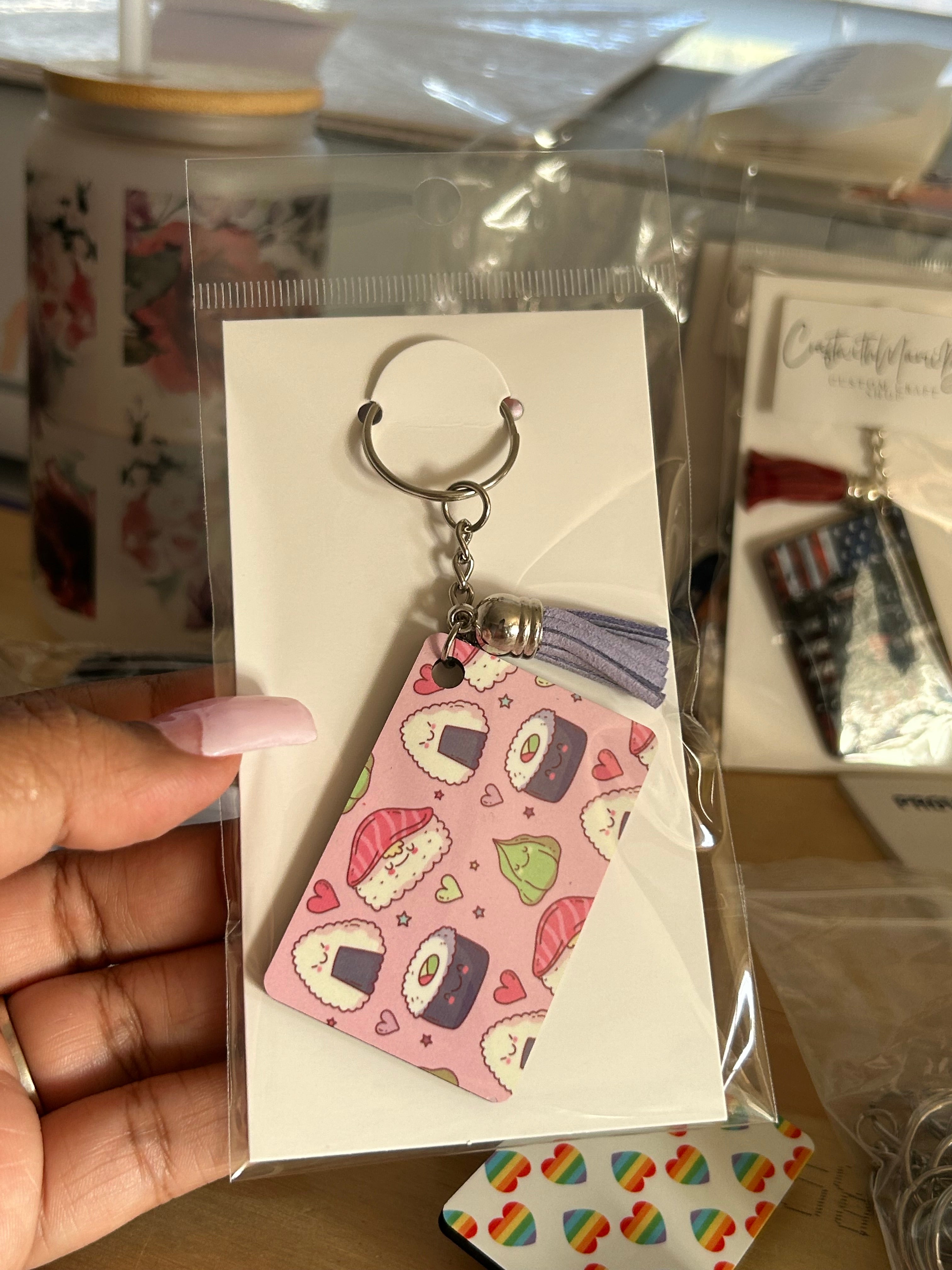 Sushi love Keychain