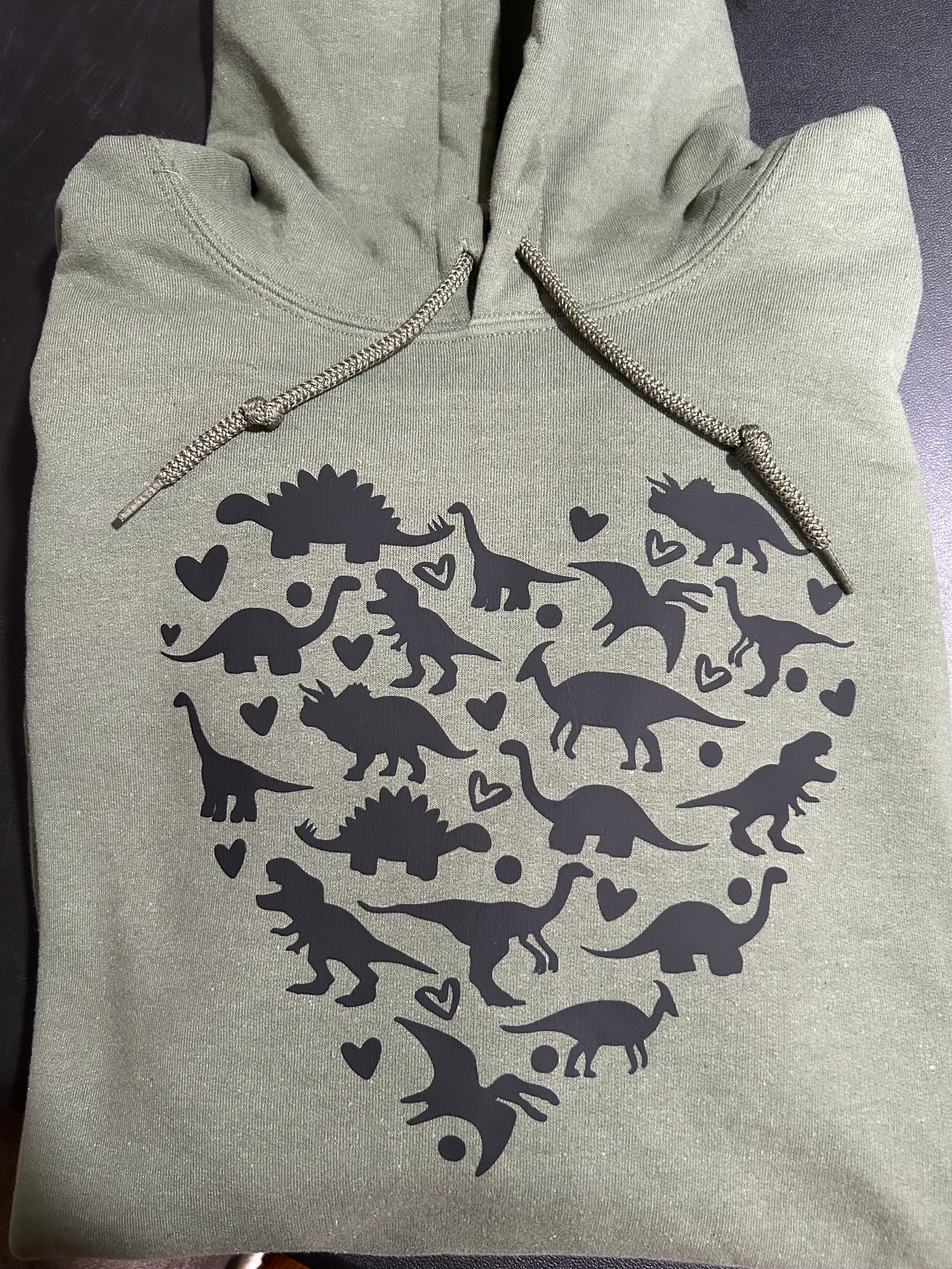 Dino love Hoodie