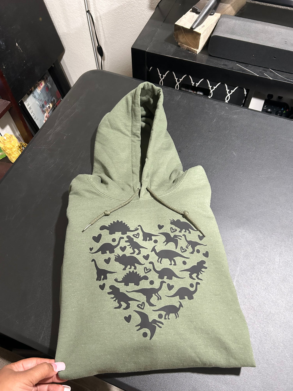 Dino love Hoodie