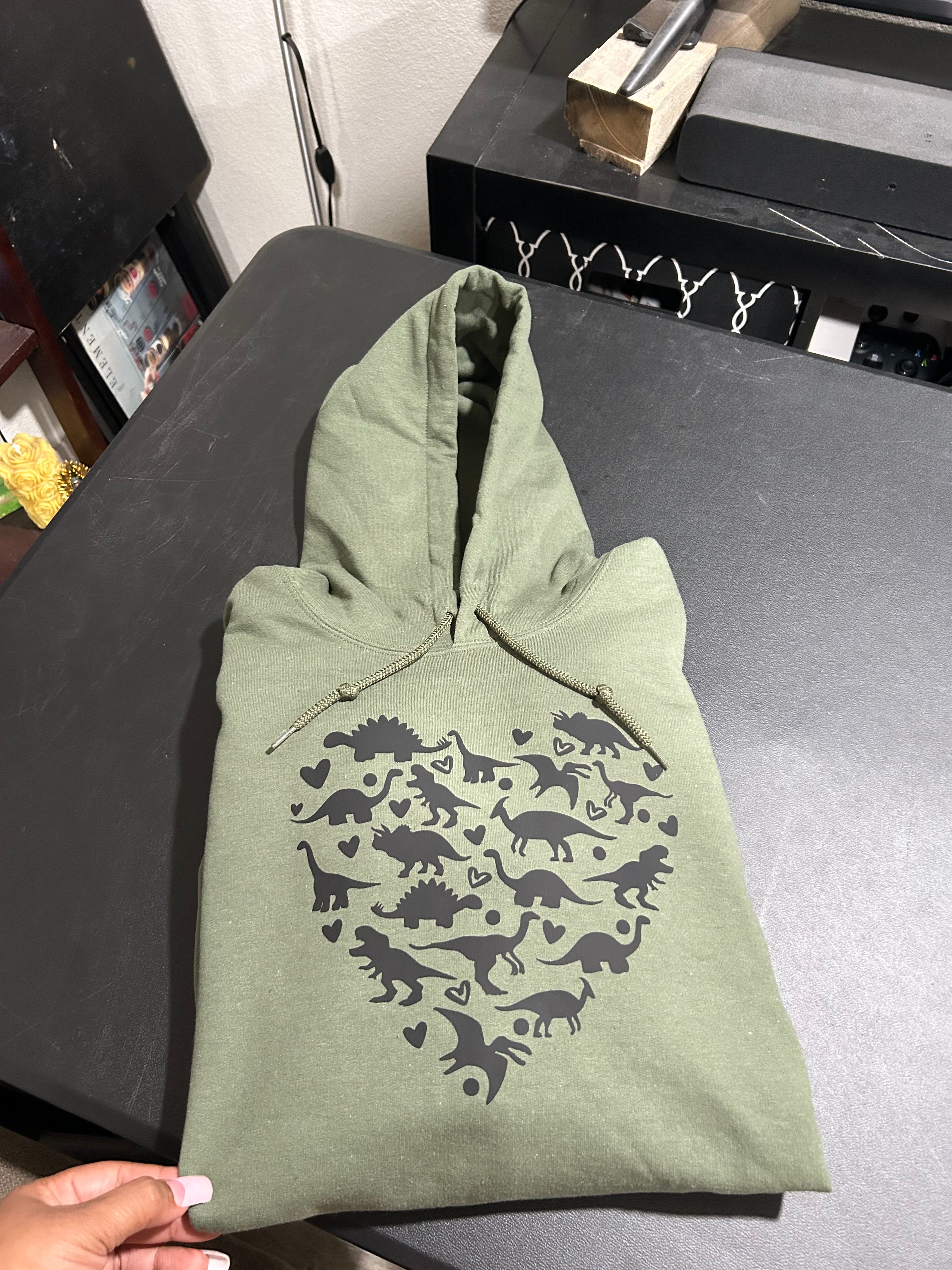 Dino love Hoodie