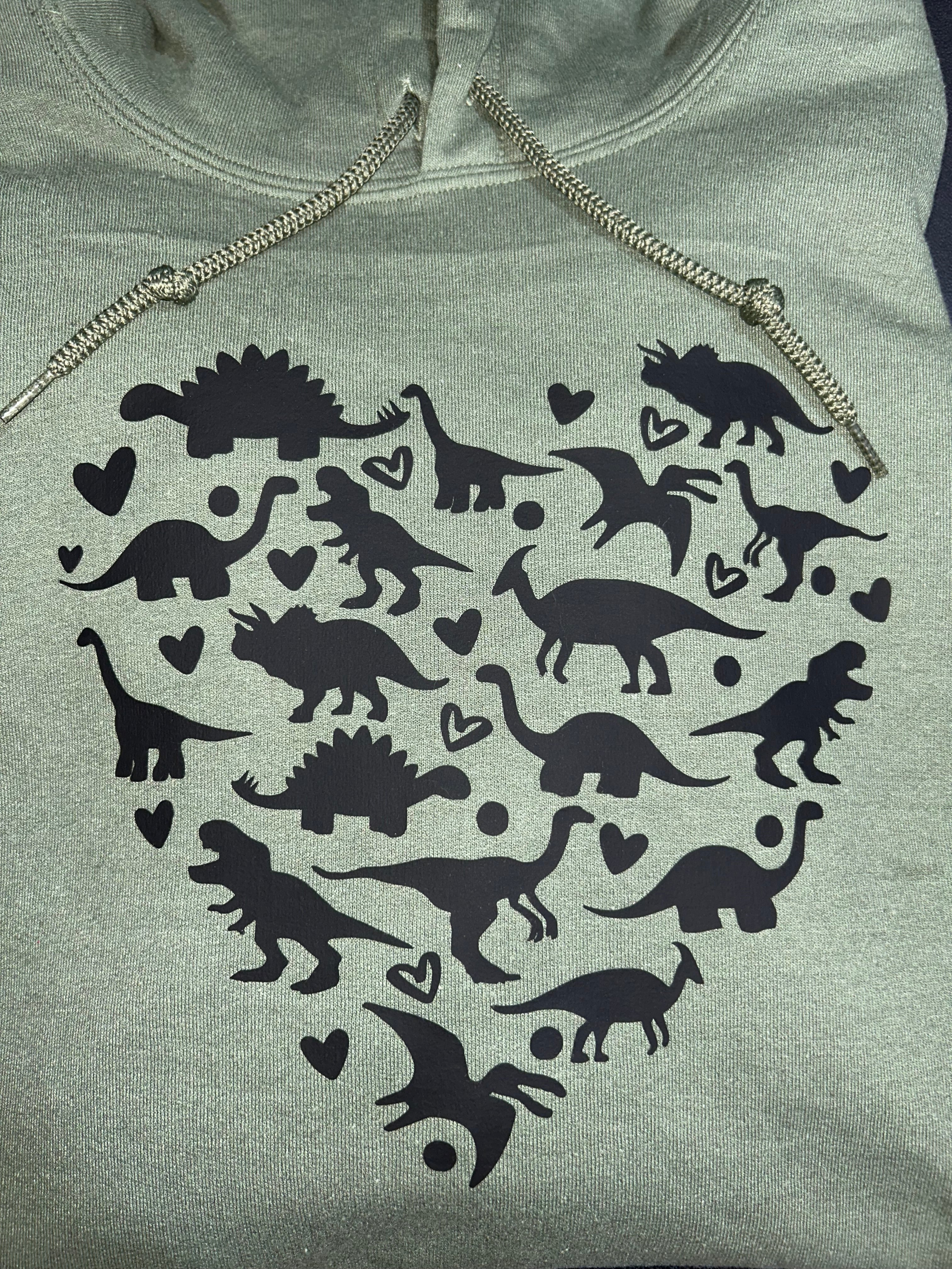 Dino love Hoodie