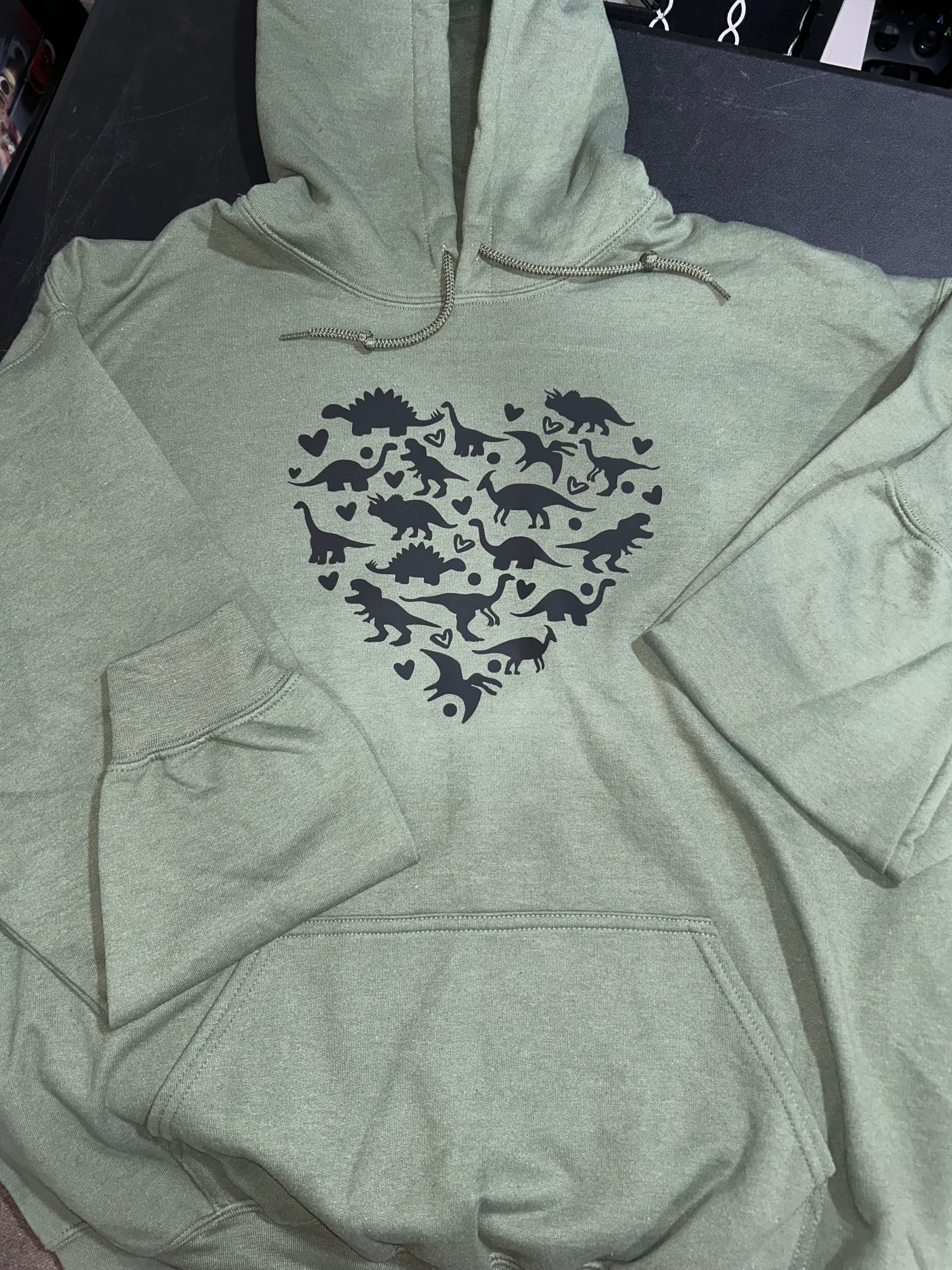 Dino love Hoodie