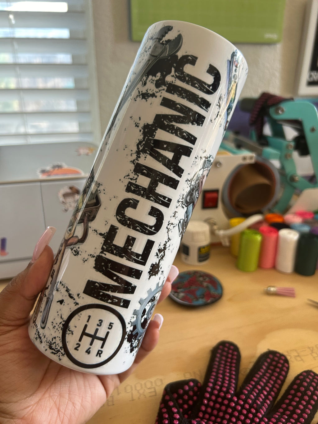 Mechanic 20oz stainless steel tumbler