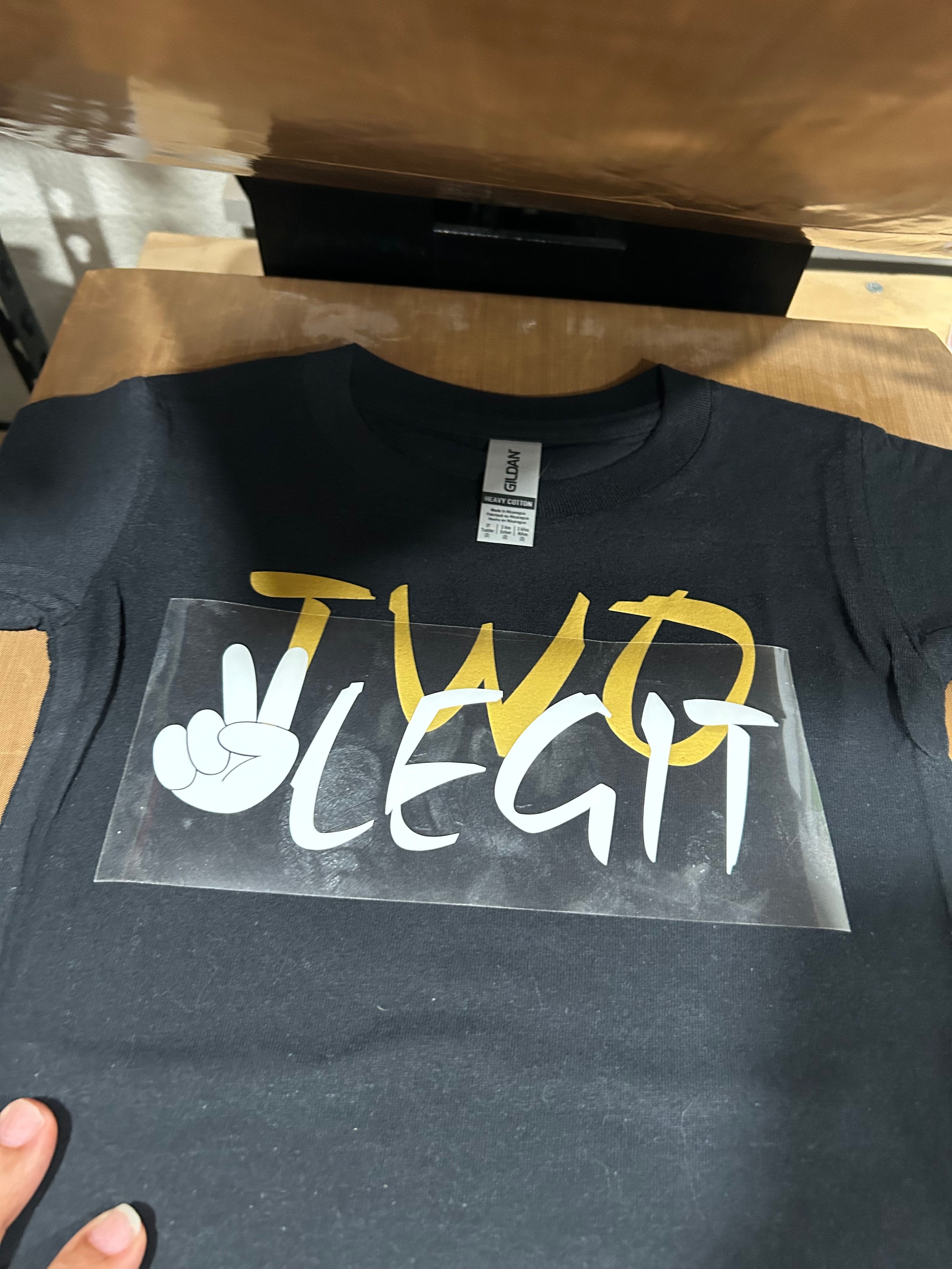 Two Legit Birthday Shirt