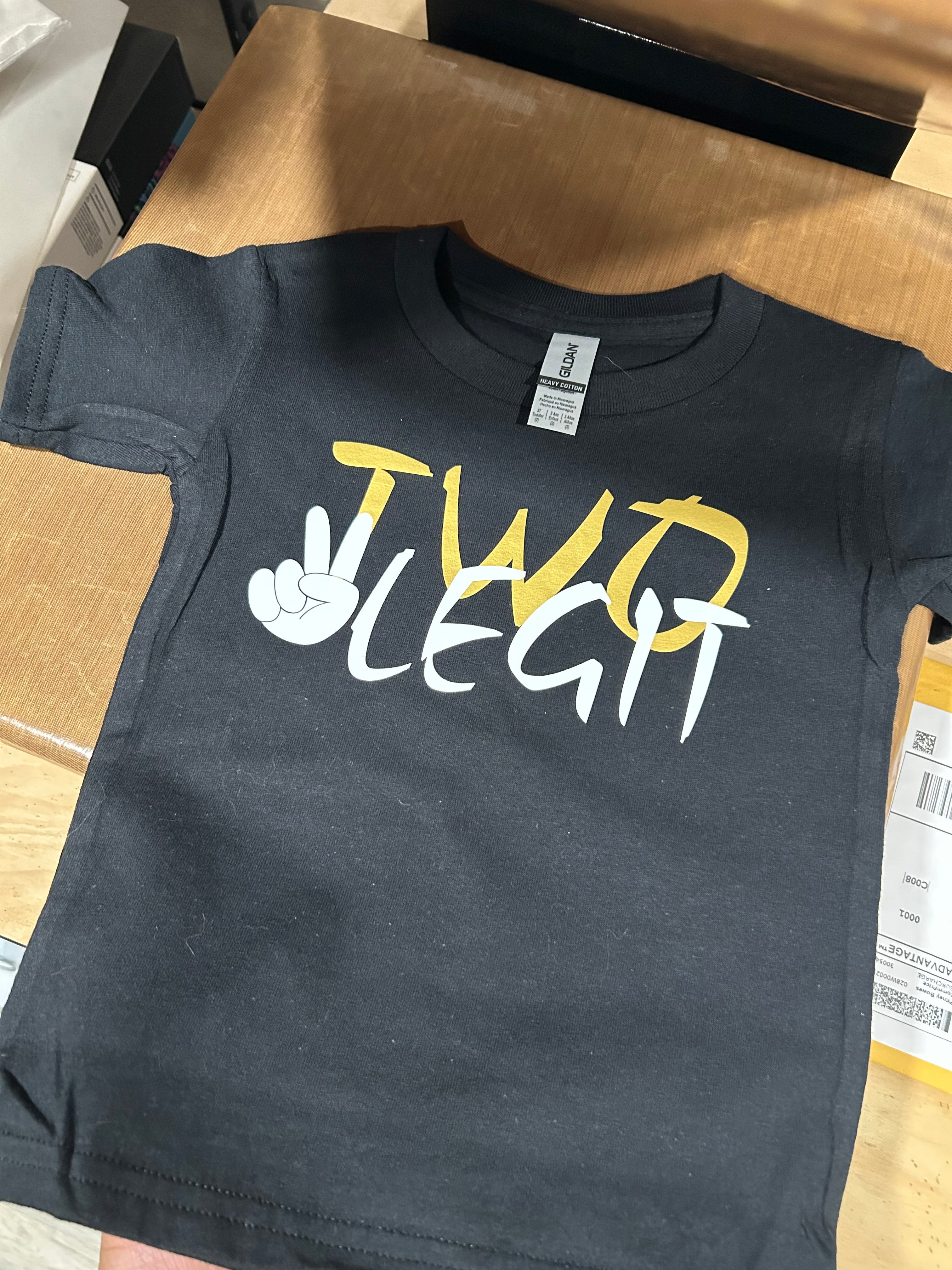 Two Legit Birthday Shirt